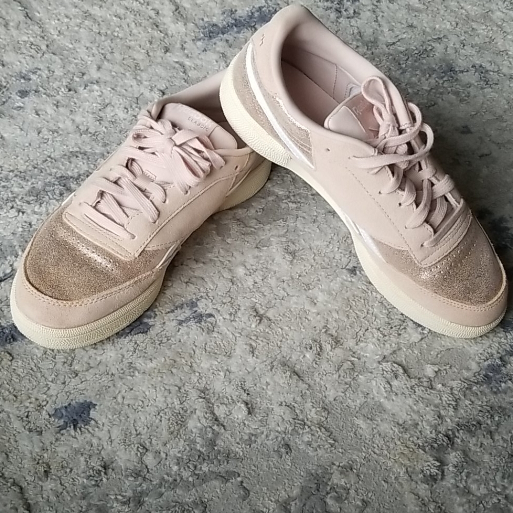 Light pink sneakers